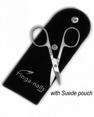 Nail scissors curved blade