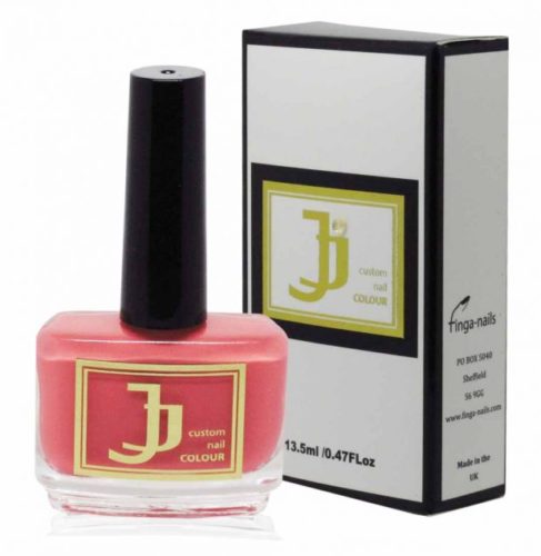 finga-nails - JJ Custom Colour Summer Coral luxury nail enamel