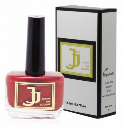 finga-nails - JJ Custom Colour Salsa Red luxury nail enamel