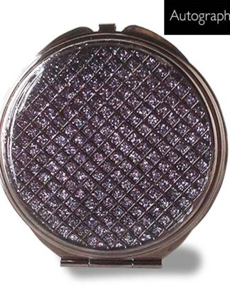 Autograph Hematite Sparkle cosmetic mirror