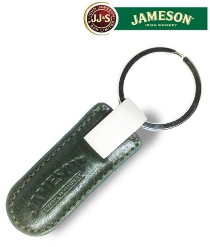 Special Edition Jameson Irish Whiskey leather key-ring fob