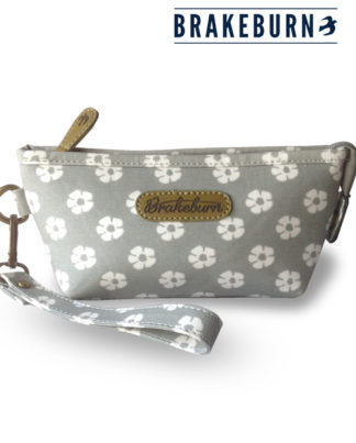 Brakeburn Small Green Coated Canvas washbag
