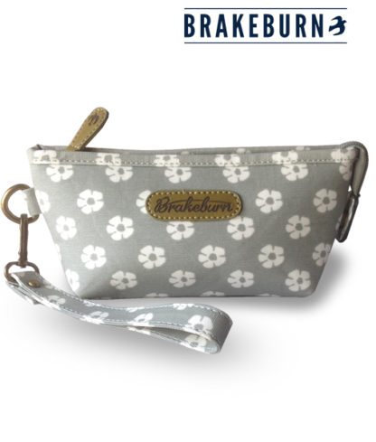 Brakeburn Small Green Coated Canvas washbag