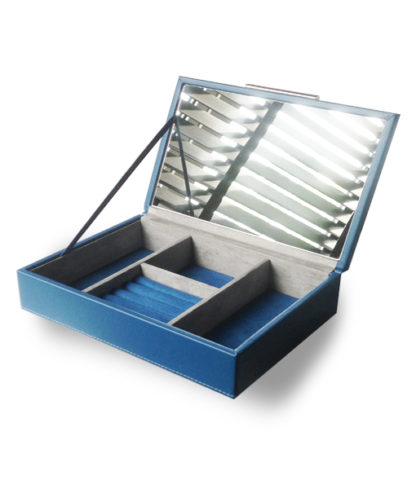 John Lewis teal jewellery box