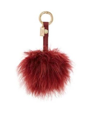 Dune STEF-Berry Pom-Pom Bag Charm