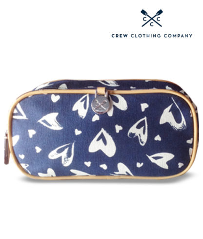 Crew Clothing Company Love Heart Makeup bag