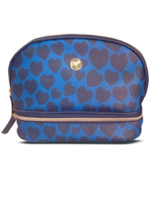 DABNY LEE Large Blue Heart multi storage cosmetic case