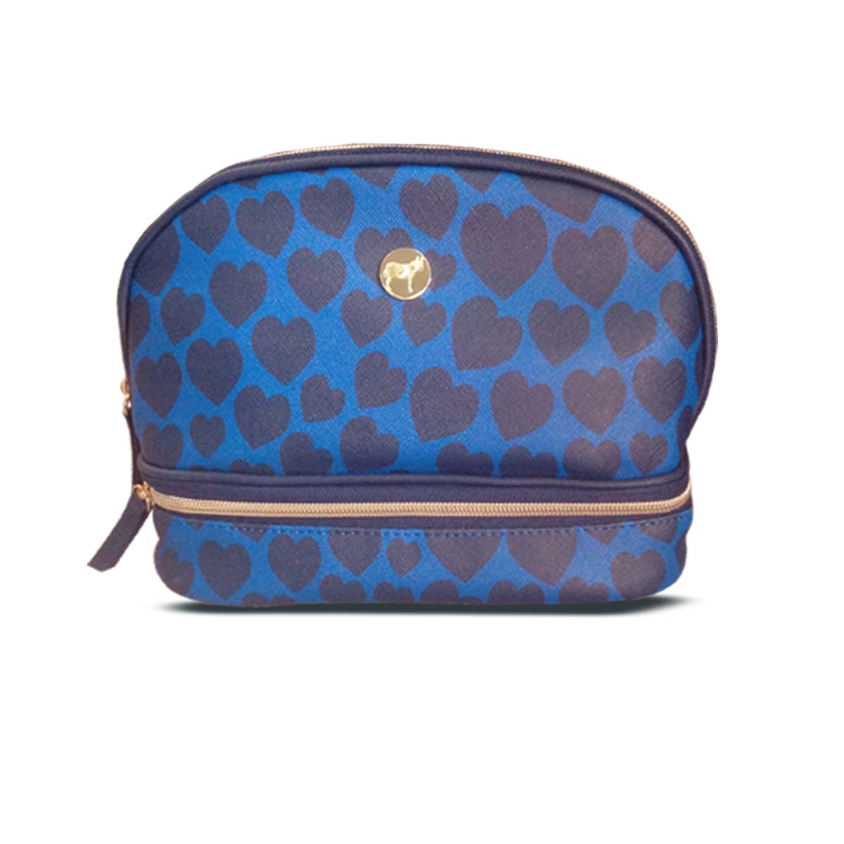 DABNY LEE Large Blue Heart multi storage cosmetic case - finga-nails