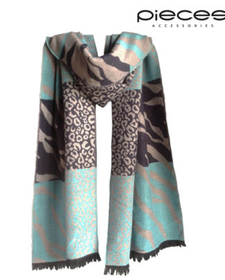 Mixed Design Animal Print Scarf / Shawl