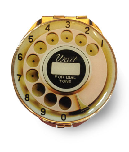 Kate Spade Telephone Dial Compact makeup mirror