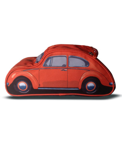 Orange VW Beetle washbag / toiletry bag