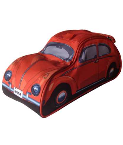 Orange VW Beetle washbag / toiletry bag