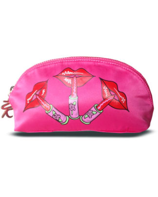 Zandra Rhodes Lippy Pink Cosmetic Bag