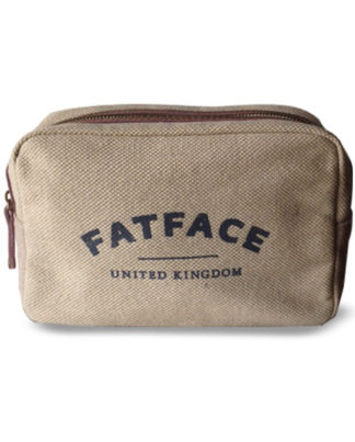 FATFACE Mens Alpine Adventure toiletry wash bag