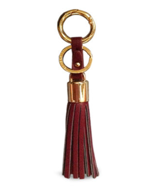 Katie Loxton Wine handbag tassel key charm