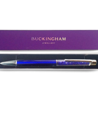 Buckingham Royal Blue Crystalline ballpoint pen