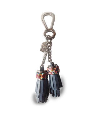 DUNE Blue Shellie double tassel bag charm