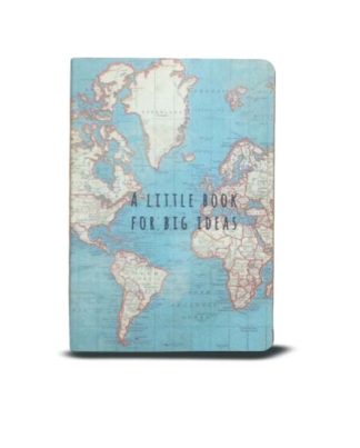 Sass & Belle vintage map pocket notebook