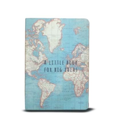 Sass & Belle vintage map pocket notebook