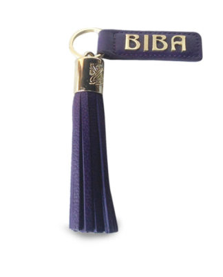 BIBA Purple handbag Tassel/key-ring charm
