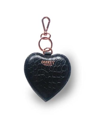 OSPREY Kelim Black Heart Croc Keyring