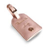 Bailey & Quinn Pink Leather Luggage Tag