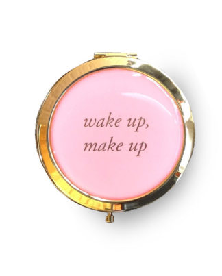 Wake up Make up Pink Double Mirror Compact