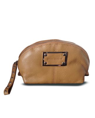 JAMES LAKELAND Tan PHILIPPA cosmetic bag