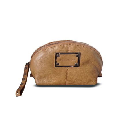 JAMES LAKELAND Tan PHILIPPA cosmetic bag