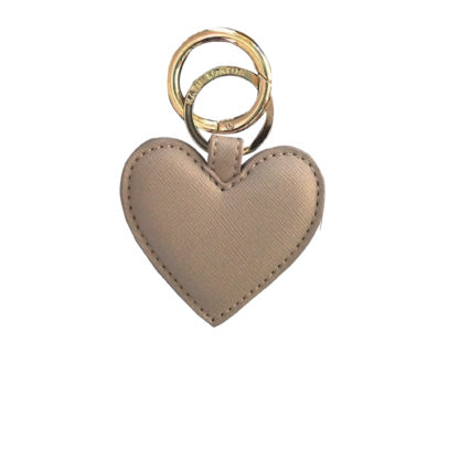 KATIE LOXTON Taupe LOVE Heart keyring