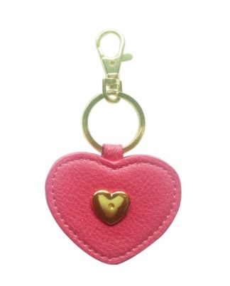 NEXT Pink PU Heart handbag charm-keyring