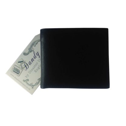 DISASTER DESIGNS Vintage Stamp Mens Black leather Wallet