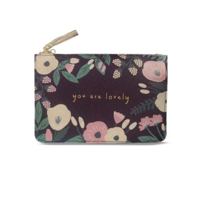 You are Lovely Flat Cosmetic Pouch