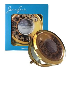 RETRO Style Telephone Dial Ladies Compact Mirror