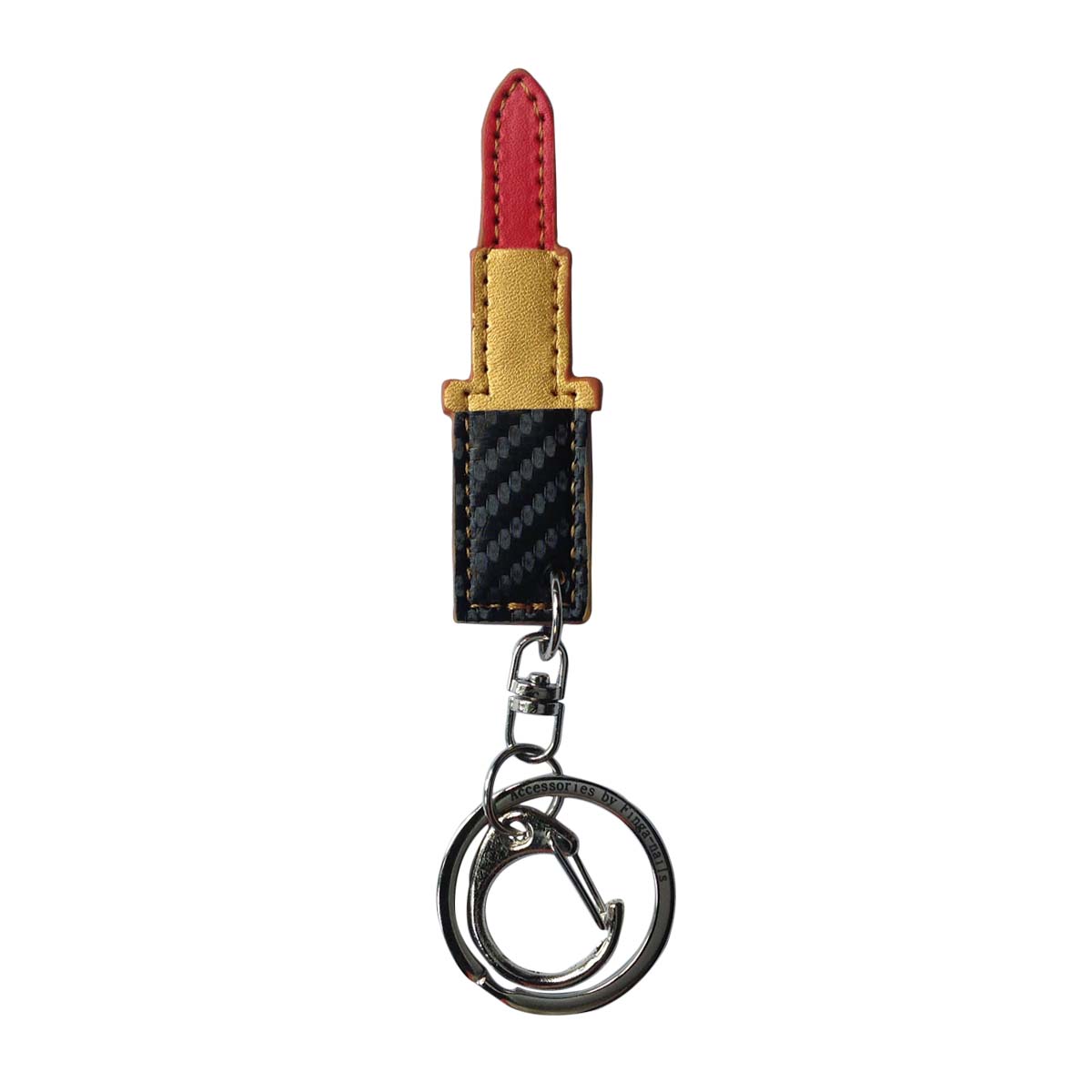 Jennifer's Collection LuLu Lipstick keyring bag charm - finga-nails
