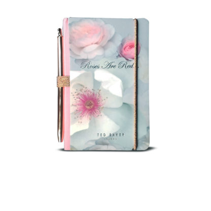 TED BAKER Chelsea Border Mini notepad and pen