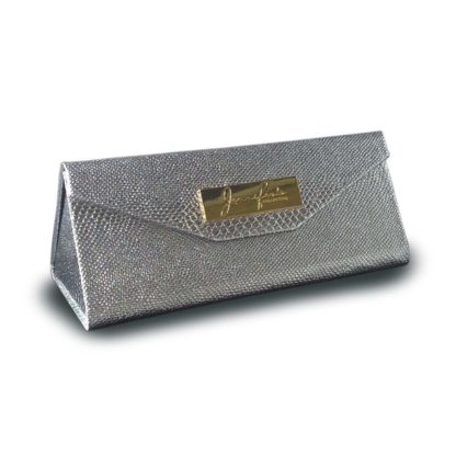 Jennifer's Collection Silver Triangle foldable Sunglasses Case