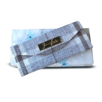 Jennifer's Collection Tartan Plaid Foldable Glasses Case