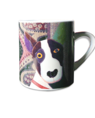Carola Van Dyke Poochies Mr Bull Terrier Mug