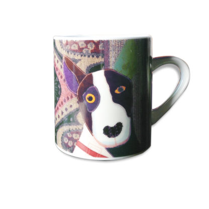 Carola Van Dyke Poochies Mr Bull Terrier Mug