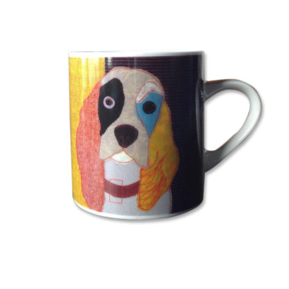 Carola Van Dyke Poochies Mr Spaniel Mug