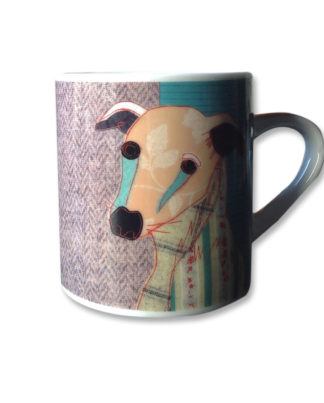 Carola Van Dyke Poochies Mr Whippet Mug