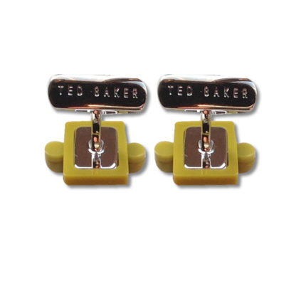 TED BAKER Mens Enamel Telephone Cufflinks