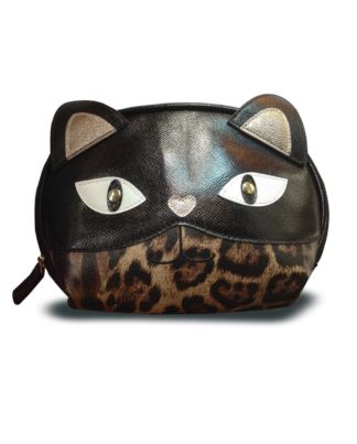 Stella & Max Leopard Cat cosmetic Bag