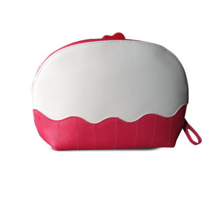 Stella & Max Novelty Cherry Top Cup Cake Makeup Bag