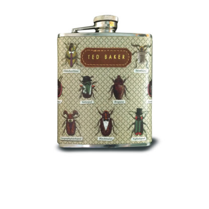 TED BAKER Hip Flask | Insect Beetle Design