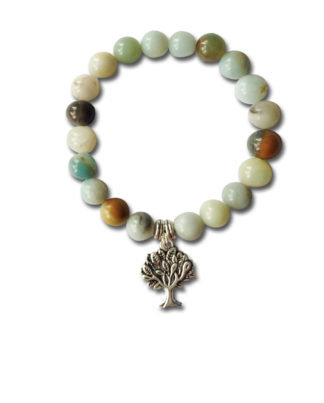 Amazonite Multicoloured Gemstone Bracelet