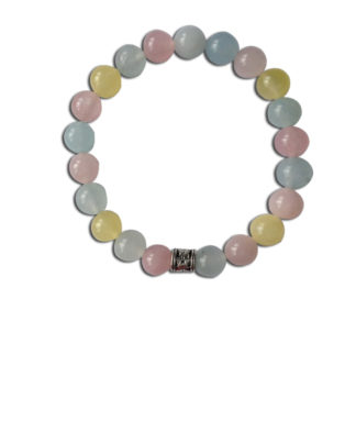 Morganite Yoga Stacker Bracelet