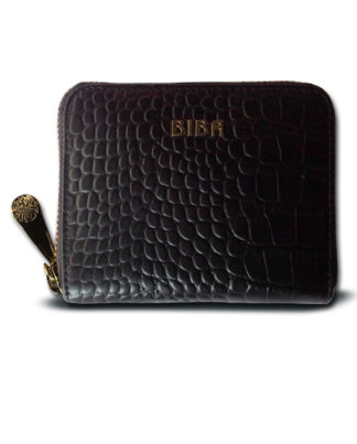 BIBA Black Leather Purse