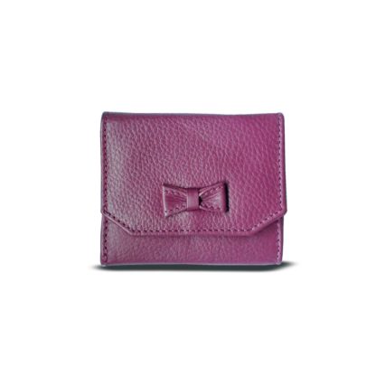 Edina Ronay Pamela Purse | Leather Fuchsia Purse